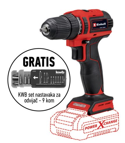Aku bušilica TE-CD 18/40 Li BL Solo